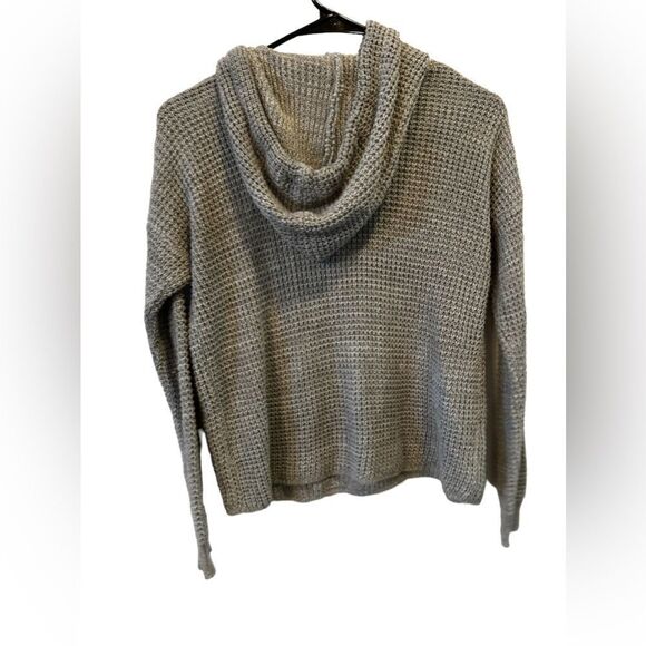 Hippy Rose small pull over gray hoodie sweater - Picture 7 of 8